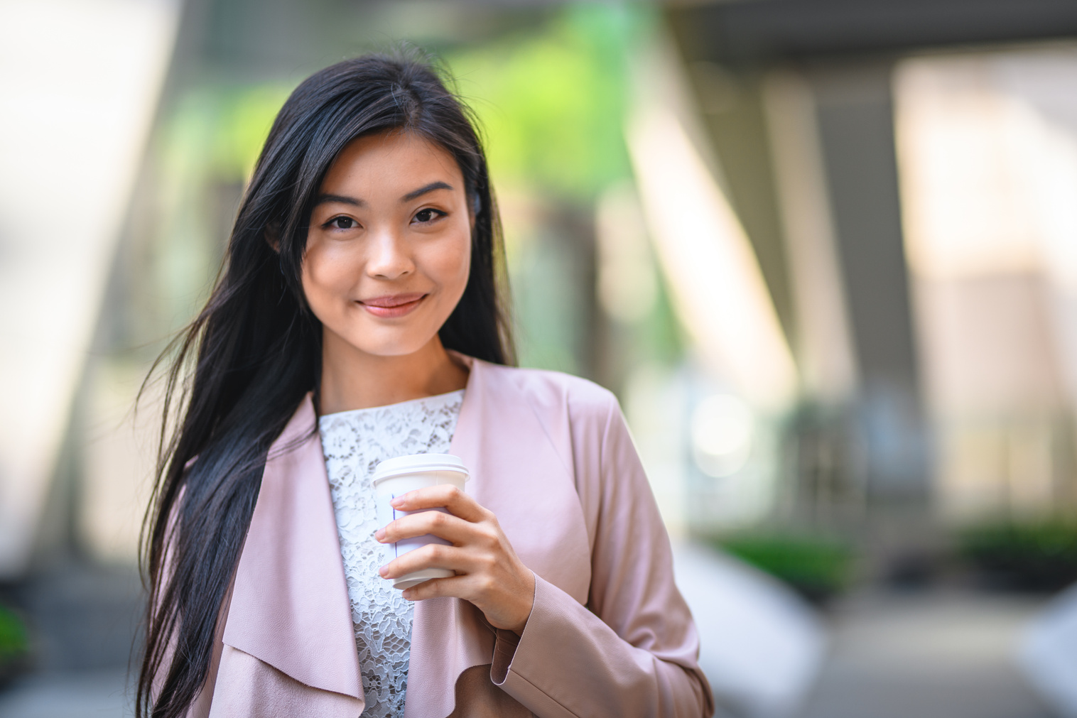 Lovely Asian Corporate Woman In 20s